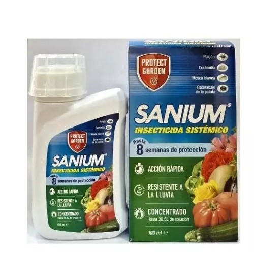 SANIUM INSECTICIDA SISTEMICO FLUPIRADIFURONA ESCARABAJO 100 ml c/12 INSECTICIDAS