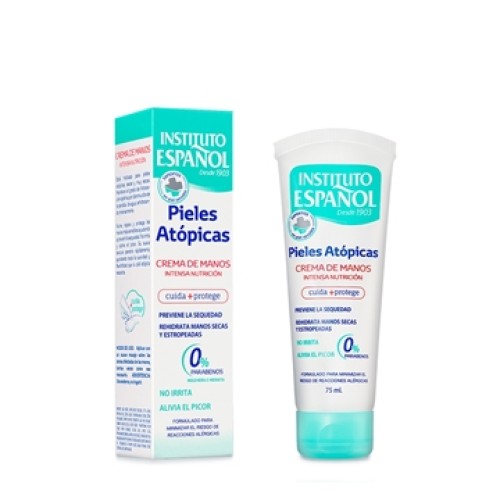 INST.ESPAÑOL ATOPICAS CREMA MANOS  75 ML C/6 CREMAS DE MANOS