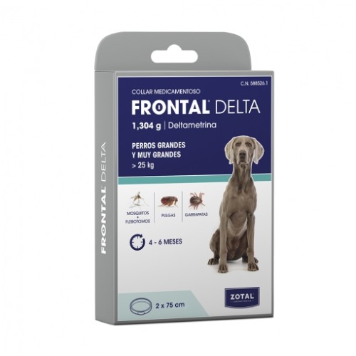 ZOTAL COLLAR PERROS GDES 75 CMS 2 UNDS DELTA C/6 MASCOTAS COMPLEMENTOS