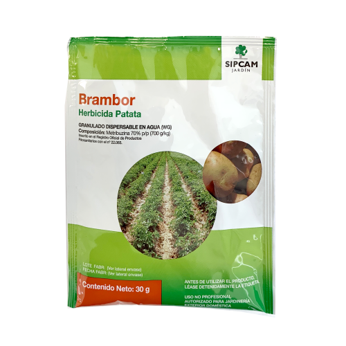SIPCAM HERBICIDA SELEC. PATATA BRAMBOR 30 GRMS (Metribuzina 70%) AGRICOLAS