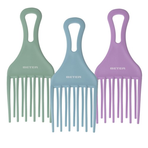 BETER PEINE AHUECADOR DOBLE 17 PEINES Y CEPILLOS