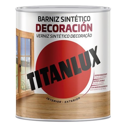 TITAN BARNIZ AL AGUA MATE 250 ML  BARNICES Y PROTECTORES MADERA