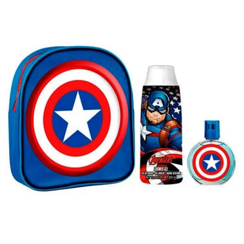 CAPITAN AMERICA EDT.VAPO.50ML+GEL 300ML+MOCHILA ESTUCHES INFANTILES