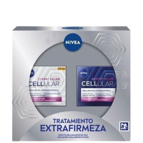 NIVEA VISAGE CELULAR ANTI-EDAD FP-30 50ML.DIA+NOCHE.50
 ESTUCHES SEÑORA