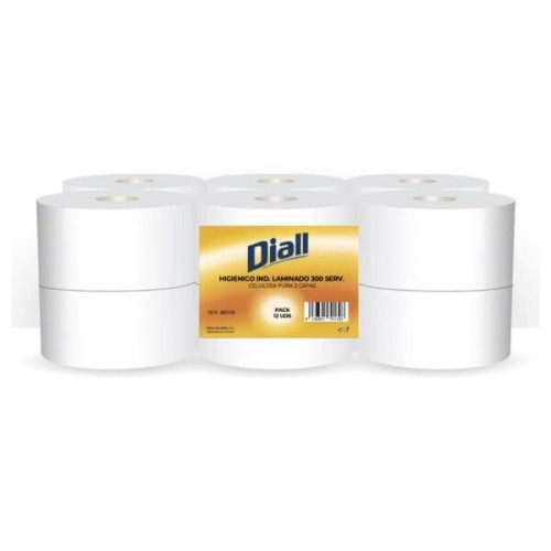 DIALL HIGIENICO INDUSTRIAL 210 SERVICIOS M-58 C/12 PAPEL HIGIENICO Y COCINA