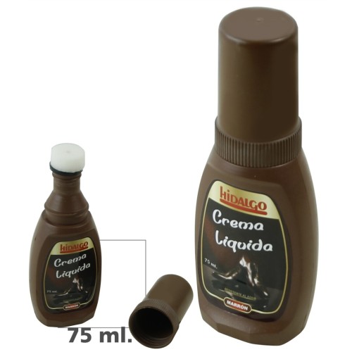 HIDALGO APLICADOR LIQUIDO CALZADO MARRON C/6 CREMAS CALZADO