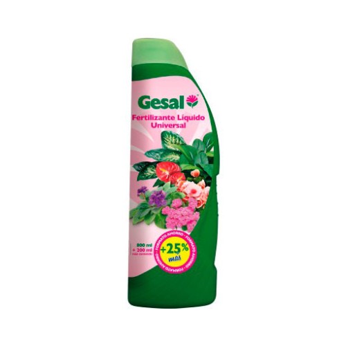 GESAL FERTILIZANTE 800+200 ML c/6 JARDINERIA