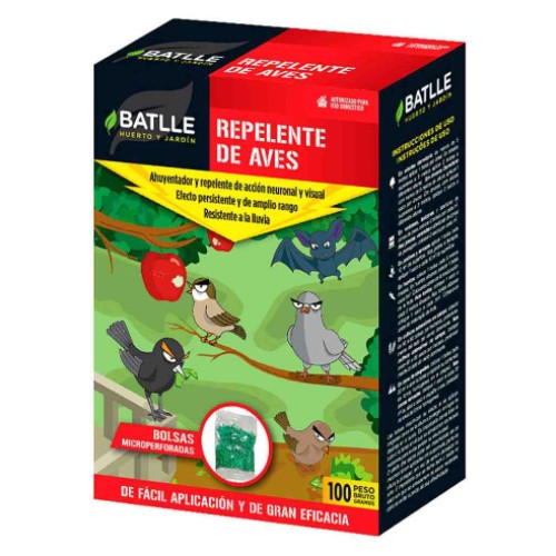 BATLLE REPELENTE AVES 100 GRMS C/12 JARDINERIA