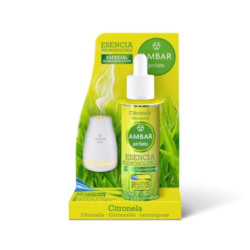 AMBAR ESENCIA HUMIDIFICADOR CITRONELLA C/CARTON C/12 DESODORANTES AMBIENTE