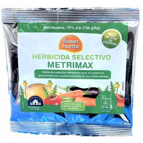 FLOWER HERBICIDA SELECTIVO PATATA Y HUERTA (METRIBUZINA 70%)30 gr C/40 JARDINERIA