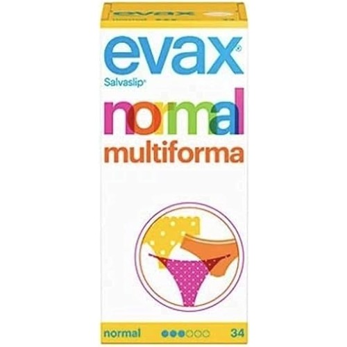 EVAX SALVASLIP 34U.NORMAL MULTIFORMA c/15 COMPRESAS Y TAMPONES