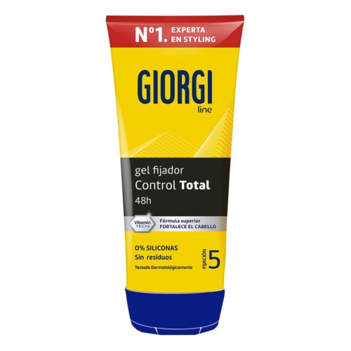 GIORGI GEL FIJADOR 170 ML CONTROL TOTAL 48HR. (FIJ.5)
 GOMINAS Y BRILLANTINAS