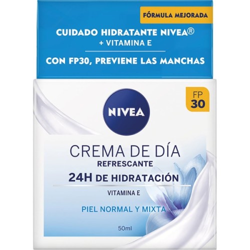 NIVEA VISAGE ESSENCIAL HIDRAT.DIA 50ML.FP-30 NORMAL Y MIXTA
 CREMAS FACIALES