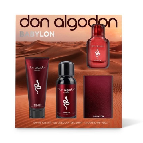 DON ALGODON SET BAYLON EDT.30ML+GEL+DEO+TARJETERO C/6 ESTUCHES CABALLERO