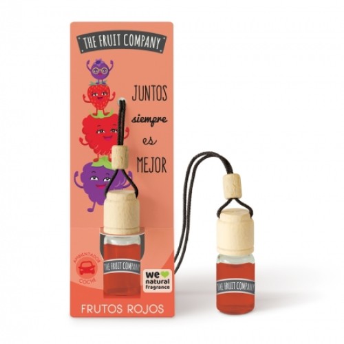 FRUIT COMPANY AMB.COCHE COLG.6,5 ML FRUTOS ROJOS C/14 DESODORANTES AMBIENTE