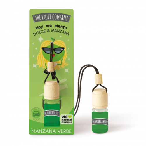 FRUIT COMPANY AMB.COCHE COLG.6,5 ML MANZAN C/14 DESODORANTES AMBIENTE