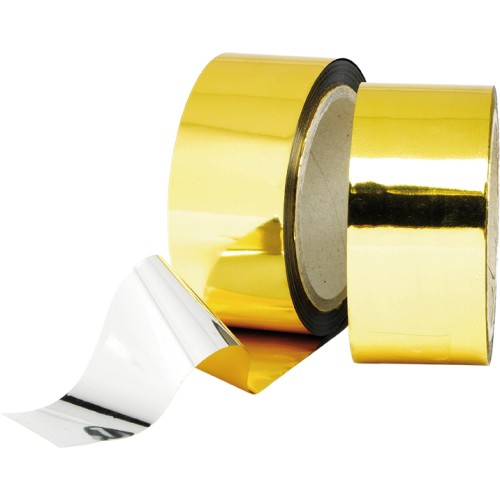 CINTA ESPANTAPAJAROS PLATA/ORO 100 MTS CINTAS ADHESIVAS