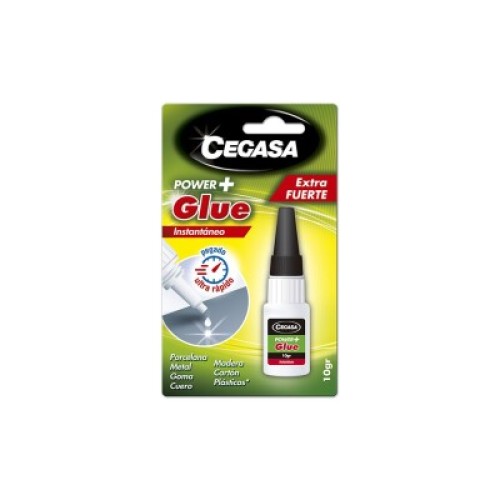 CEGASA PEGAMENTO POWER GLUE 10 GRMS C/12 PEGAMENTOS