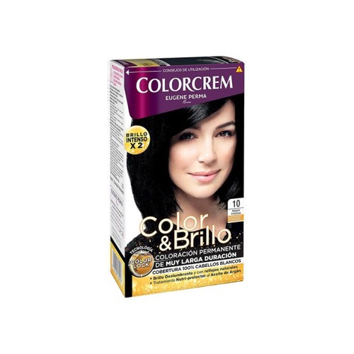 COLORCREM 10 NEGRO INTENSO C/3 TINTES DEL CABELLO
