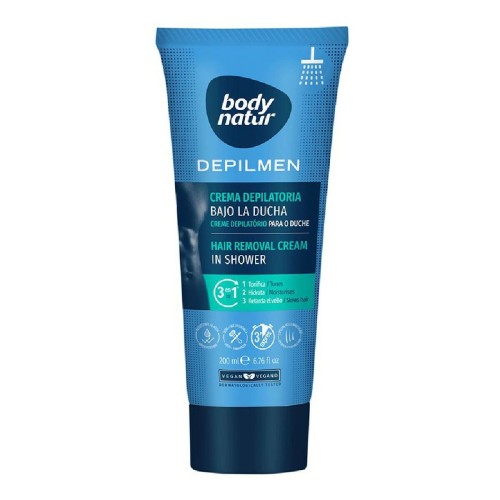 BODY NATUR CREMA BAJO LA DUCHA HOMBRE 200 ML DEPILATORIOS