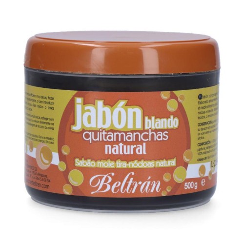 BELTRAN JABON BLANDO QUITAMANCHAS NATURAL 500 GR c/12      
 JABONES LIQUIDOS