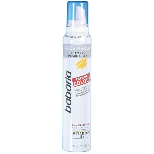 BABARIA ESPUMA COLOR GRIS PERLA LACAS Y ESPUMAS PELO