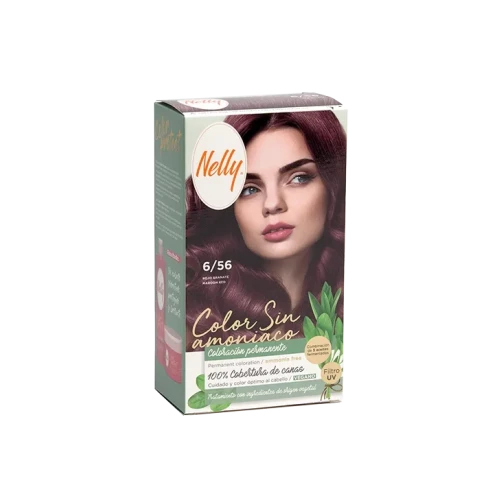 NELLY TINTE SIN AMONIACO N.6,56 RJ. GRANATE TINTES DEL CABELLO