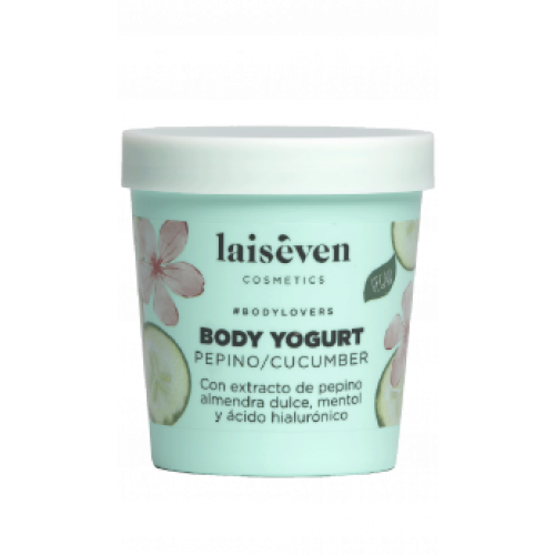 LAISEVEN BODY YOGURT PEPINO/ALMENDRA 300 ML C/6 BODY MILK