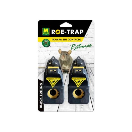 MASSO ROE-TRAP RATONERA BLACK 2 UNDS c/12 RATICIDAS