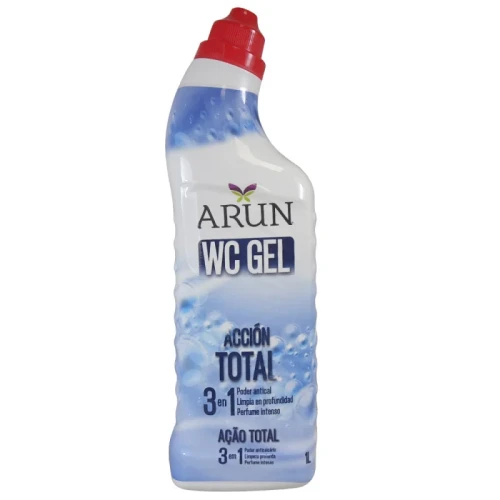 ARUN GEL WC 3 EN 1 ACCION TOTAL C/12 DESATASCADORES Y LIM.BAÑO