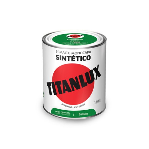 TITANLUX ESMALTE AL AGUA VERDE MAYO 250 ML PINTURAS AL AGUA