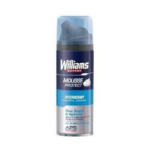 WILLIAMS ESPUMA AFEITAR HIDRATANTE 200 ML. C/6
 ESPUMAS AFEITADO
