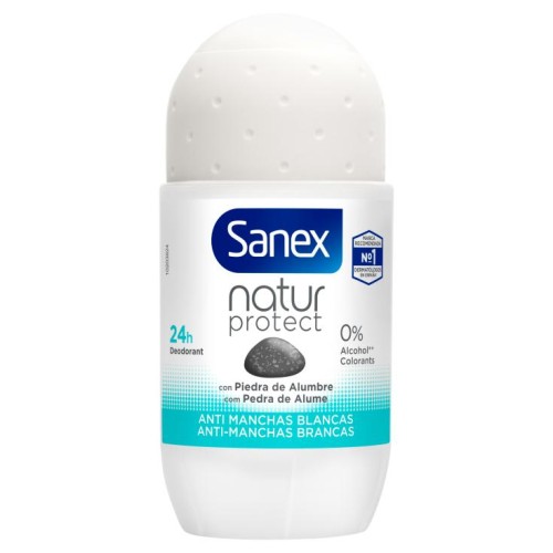 SANEX DTE. ROLLON NATUR PROTECT INVISIBLE 50 ML C/6 DESODORANTES CORPOR.