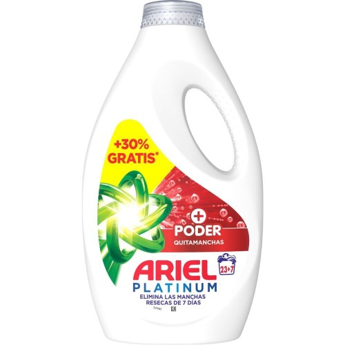 ARIEL DETERG.LIQ.23+7 D.EXTRA PODER  (1,35L)  C/4
 DETERGENTES LIQUIDOS