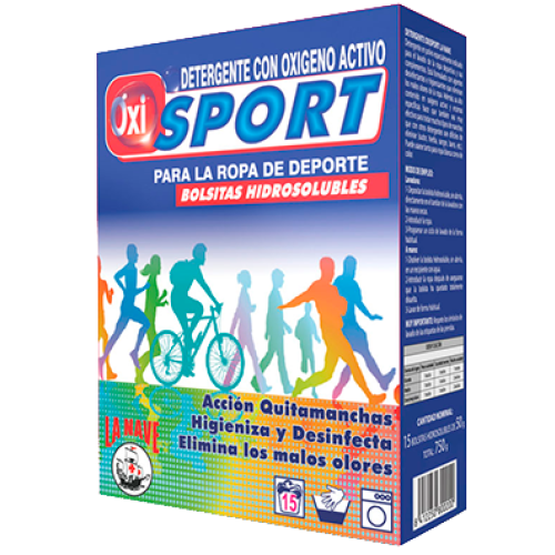 LA NAVE DETERGENTE OXISPORT 10 UNDS DETERGENTES POLVO