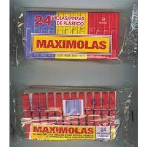 PINZA MAXIMOLAS 25 UN C/20 PINZAS ROPA