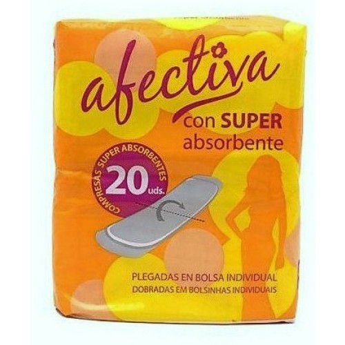 AFECTIVA COMPRESA 20UD.PLEGADA c/36
 COMPRESAS Y TAMPONES