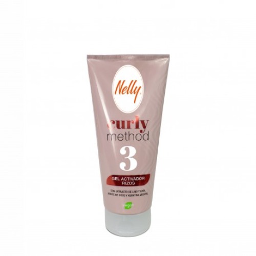 NELLY GEL ACTIVADOR RIZOS CURLY 200 ML C/6 GOMINAS Y BRILLANTINAS