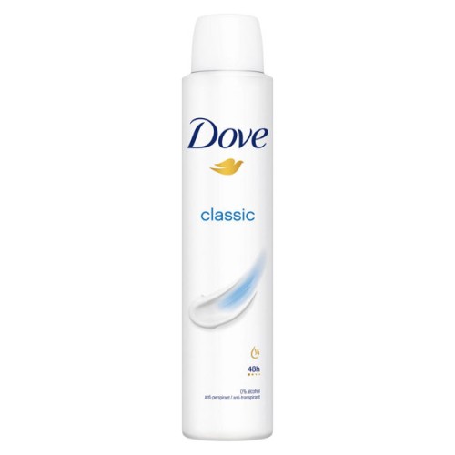 DOVE DESOD.SPRAY 200ML ORIGINAL CLASSIC (AZUL)
 DESODORANTES CORPOR.