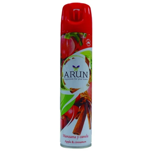 ARUN SP.AMBIENTADOR MANZANA Y CANELA 300 ML C/12 DESODORANTES AMBIENTE