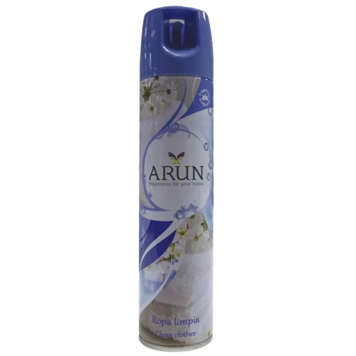 ARUN SP.AMBIENTADOR ROPA LIMPIA 300 ML C/12 DESODORANTES AMBIENTE