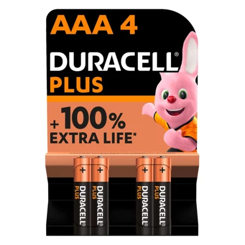 DURACELL PILA PLUS POWER LR03   4 UNI c/10 PILAS