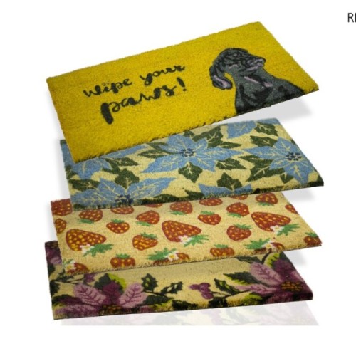 HIDALGO FELPUDO COCO/PVC BLANQUE 40X70 RECT. FELPUDOS Y ALFOMBRAS