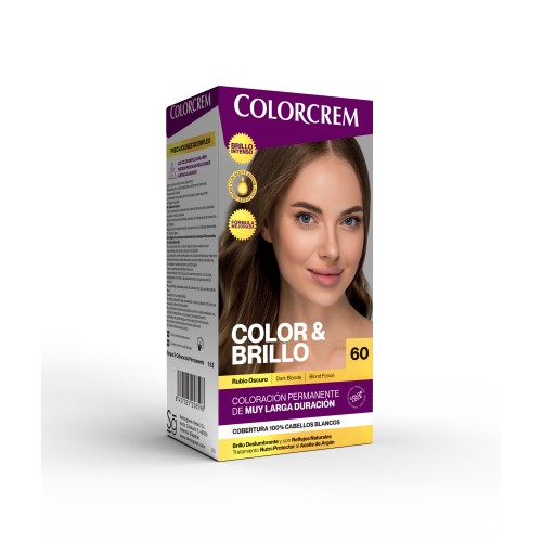 COLORCREM 60 RUBIO OSCURO SG TINTES DEL CABELLO