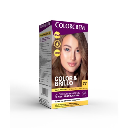 COLORCREM 77 MARRON GLACE CL. SG TINTES DEL CABELLO