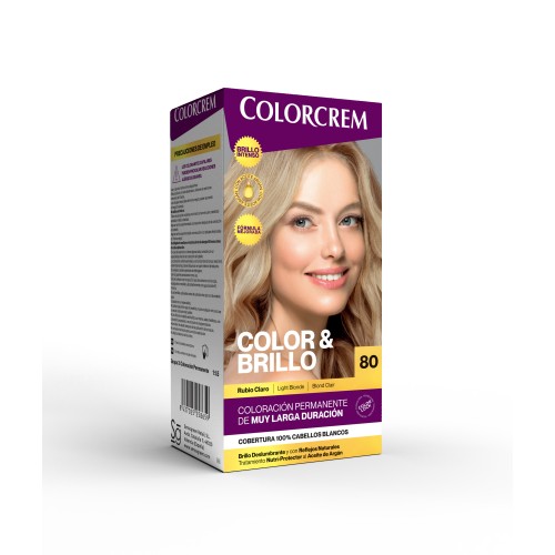 COLORCREM 80 RUBIO CLARO SG TINTES DEL CABELLO