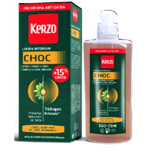 KERZO CHOC LOCIÓN INTENSIVA 150 ML C/6 LOCIONES CAPILARES