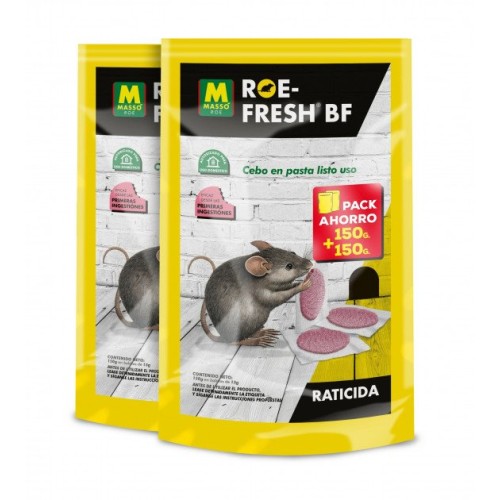 MASSO RAT. ROE-FRESH 150 GRMS BRODIF.C/48 RATICIDAS