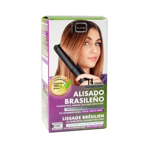 IO PLANET ALISADO BRASILEÑO KIT TRATAMIENTO COMP.RUBIOS SUAVIZANTES CABELLO