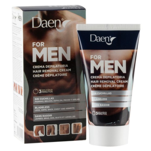 DAEN DEP. CREMA MEN DEPILATORIA 150 ML C/12 DEPILATORIOS